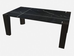 Прямокутний стіл з мармуровою стільницею Кармен Z01