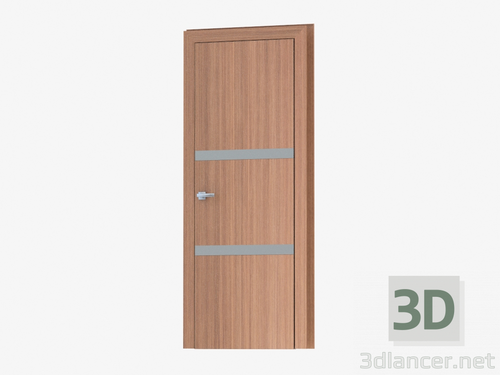 3d модель Двері міжкімнатні (46.30 silver mat) – превью