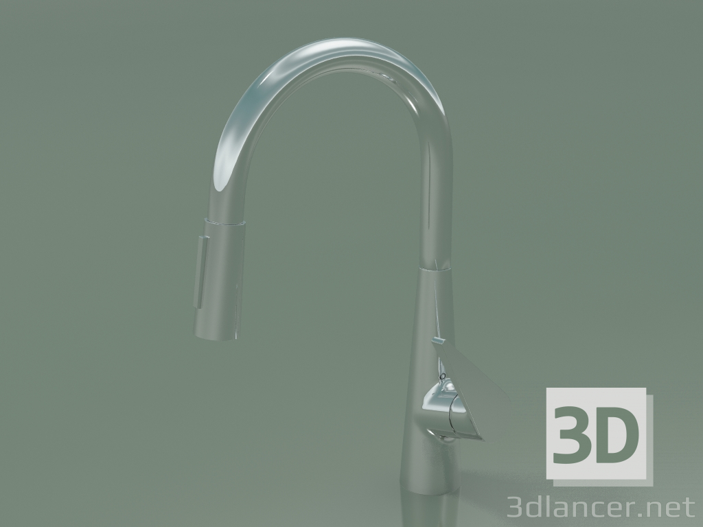 modèle 3D Mélangeur de cuisine à levier unique (72813000) - preview