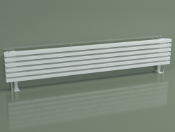Horizontal radiator RETTA (6 sections 1800 mm 60x30, white matt)