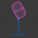 modello 3D di Tavolo microfono comprare - rendering