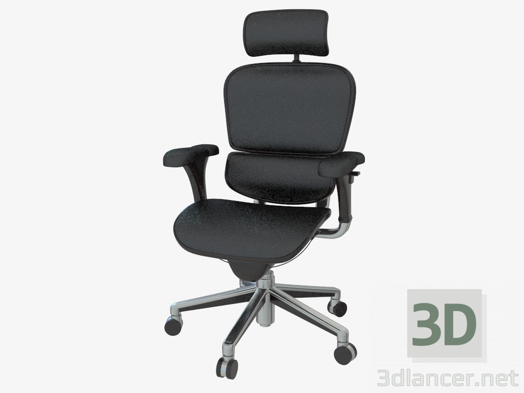 modèle 3D Chaise de bureau Ergohuman LE9ERG - preview