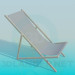 modèle 3D Parasol de plage - preview