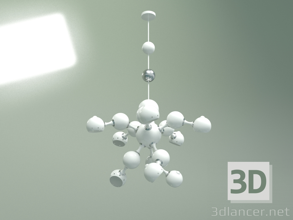 3d модель Підвісний світильник Pearls – превью