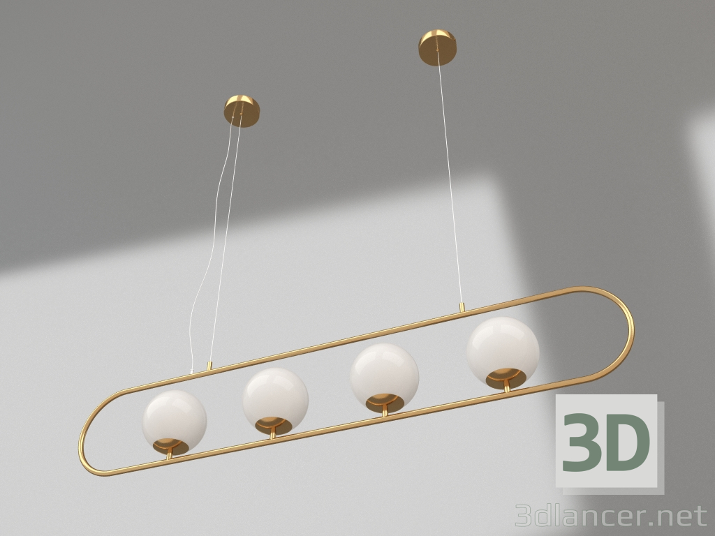 modèle 3D Pendentif Calle bronze (07638-4C) - preview