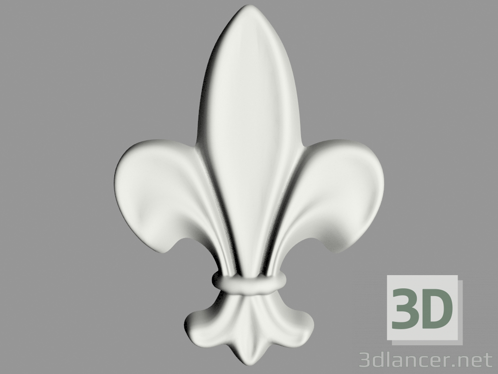 modello 3D Decorazione murale (F78) - anteprima