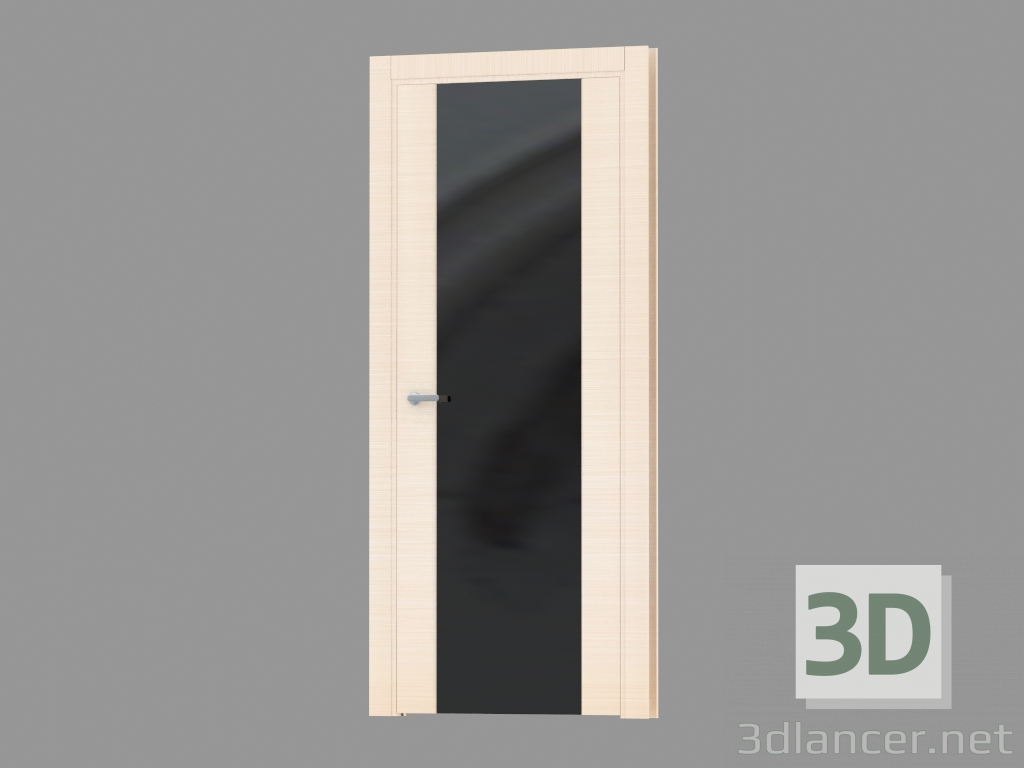3 डी मॉडल इंटररूम दरवाजा (17.01 काला) - पूर्वावलोकन