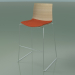 3d model Bar stool 0305 (on a sled, with a pillow on the seat, bleached oak) - preview