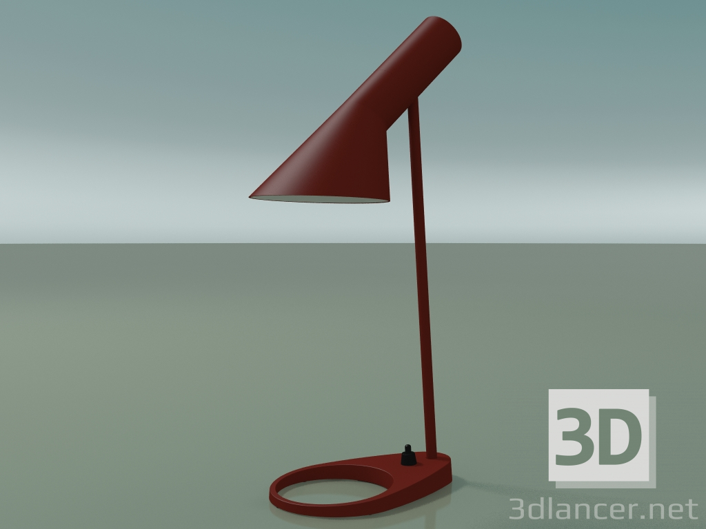 modello 3D Lampada da tavolo AJ TAVOLO MINI (20W E14, ROSSO RUSTICO) - anteprima