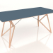 modello 3D Tavolo da pranzo Tink 180 (blu fumo) - anteprima
