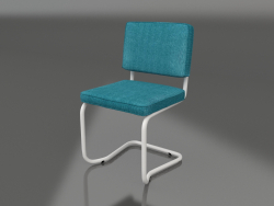 Ridge Rib Kink Chair (Blue)