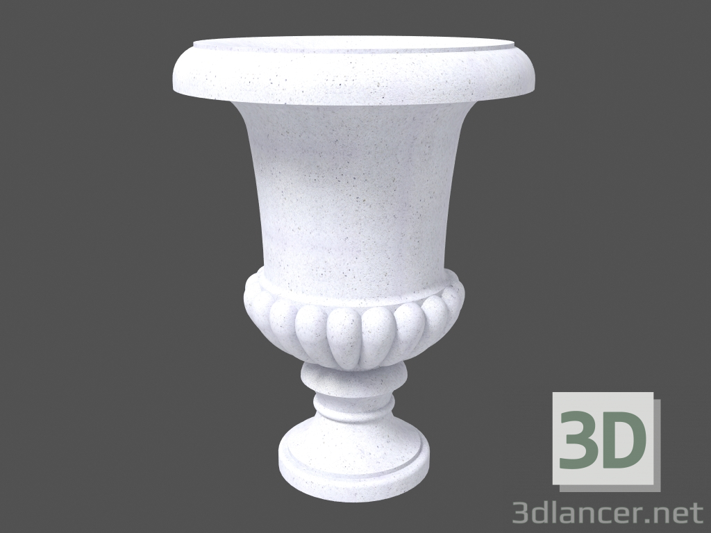 modèle 3D Pot de fleurs (LV85M) - preview