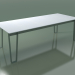Modelo 3d Mesa de jantar ao ar livre InOut (933, ALLU-SA, ripas de pedra de lava esmaltada branca) - preview