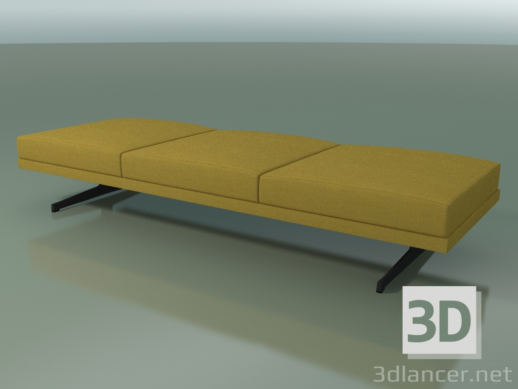 3d model Triple bench 5202 (H-legs) - preview