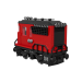 3d Поездный мини-дизель-электрический огнетушитель класса Б модель купить - ракурс