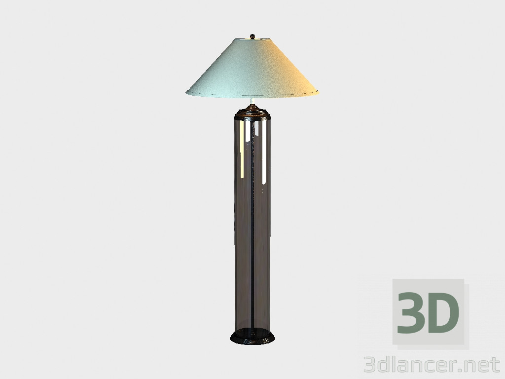 3d model Lámpara de pie de la antorcha (FL017-1-BBZ) - vista previa