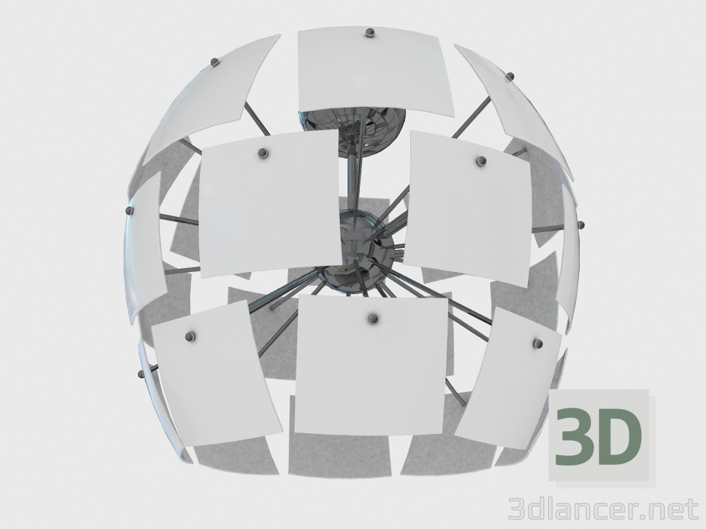 3d model Chandelier in the shape of a ball Vorm (2655 4C) - preview