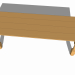 3d model mesa de madera para uso pribado - vista previa