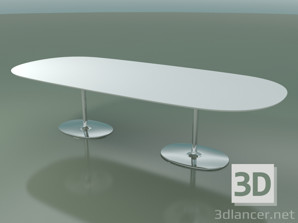 3 डी मॉडल ओवल टेबल 0665 (एच 74 - 300x131 सेमी, एम 02, सीआरओ) - पूर्वावलोकन