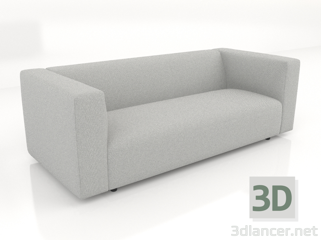 modèle 3D Canapé 2,5 places (L) - preview