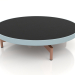 modèle 3D Table basse ronde Ø90x22 (Bleu gris, DEKTON Domoos) - preview