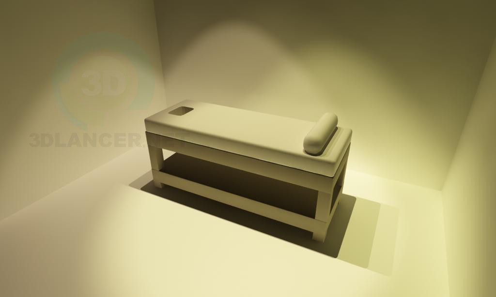 3D Modell Couch für massage - Vorschau