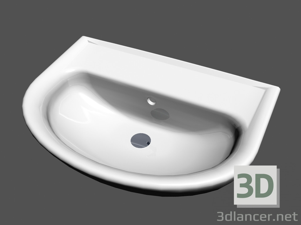 3d model Washbasin console l pro r5 814951 - preview