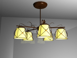 chandelier 5 luces
