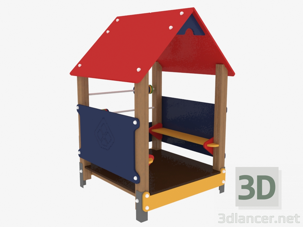 modello 3D Casetta per bambini (5009) - anteprima