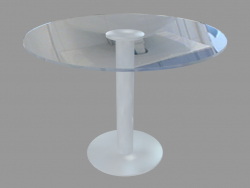 Dining table (glass 100cm)
