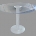 3d model Dining table (glass 100cm) - preview