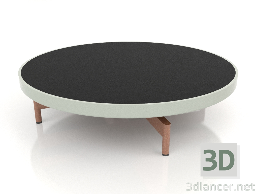 modèle 3D Table basse ronde Ø90x22 (Gris ciment, DEKTON Domoos) - preview
