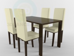 кухонный набор стола и стульев