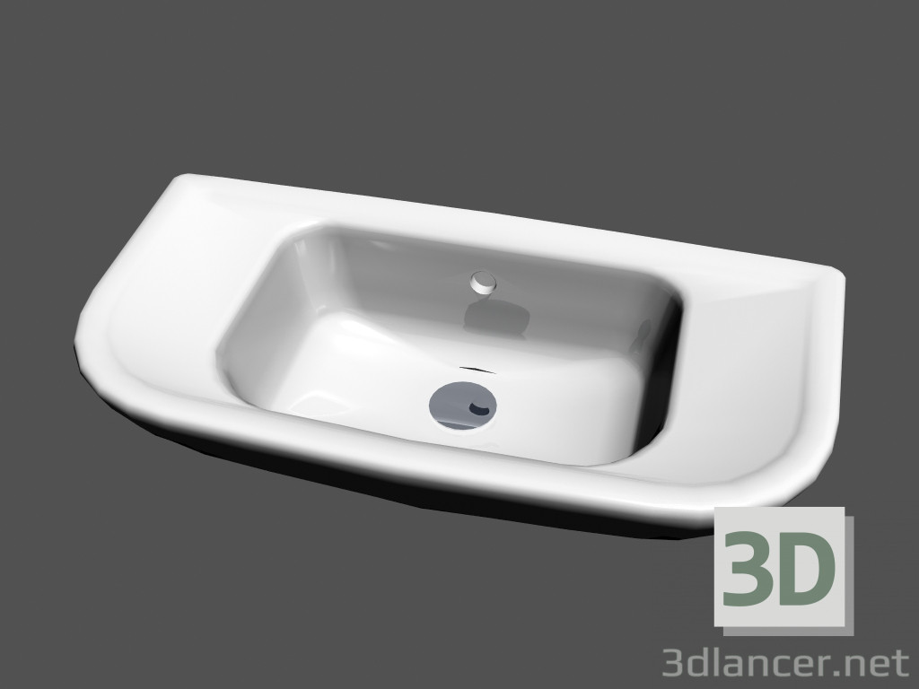 3D Modell Waschbecken kleine Konsole l pro r6 816 957 - Vorschau