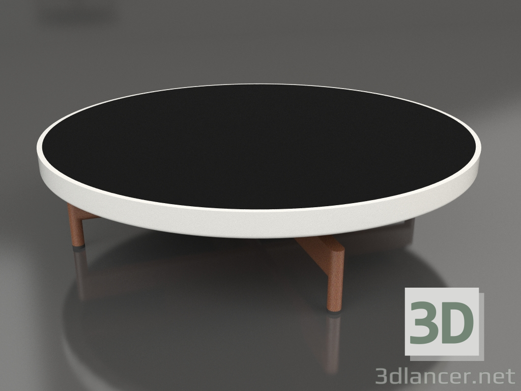 modello 3D Tavolino rotondo Ø90x22 (Grigio agata, DEKTON Domoos) - anteprima