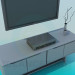 3D modeli TV için mobilya - önizleme