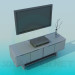 3D Modell Möbel für TV - Vorschau