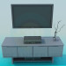 3D modeli TV için mobilya - önizleme