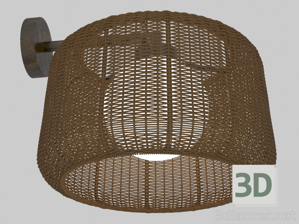 modello 3D Lampada da parete Mirage (1238-1W) - anteprima