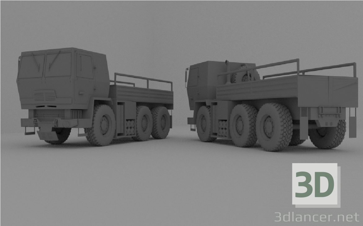 3d модель Medium Tactical Vehicle – превью