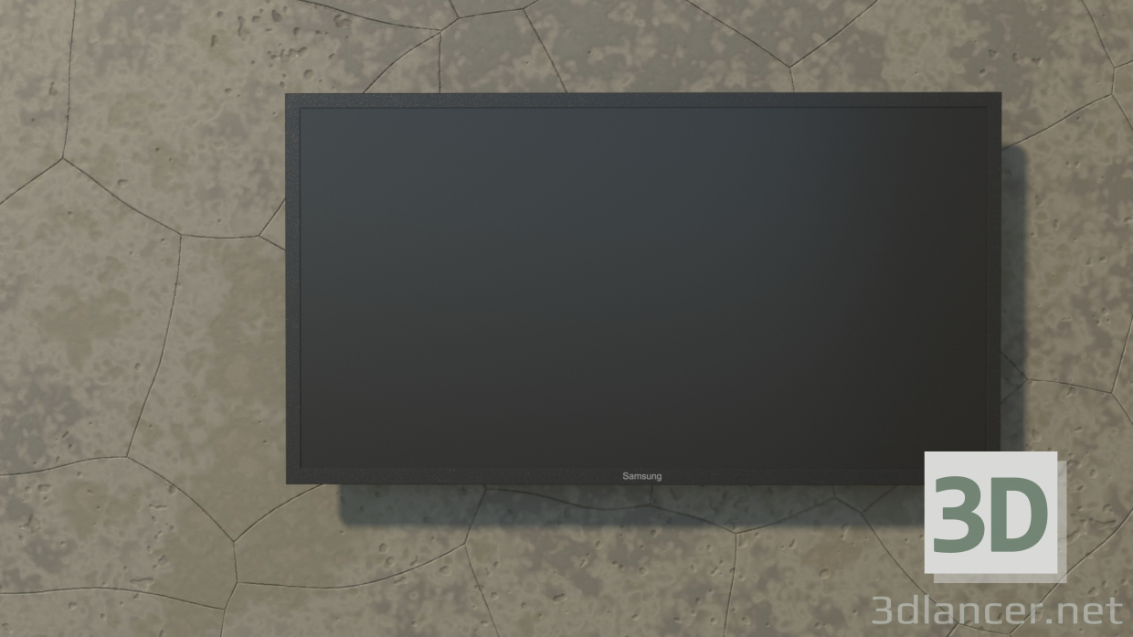 3D Modell Fernsehapparat Samsung Fernsehapparat - Vorschau
