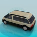 modello 3D Minivan - anteprima