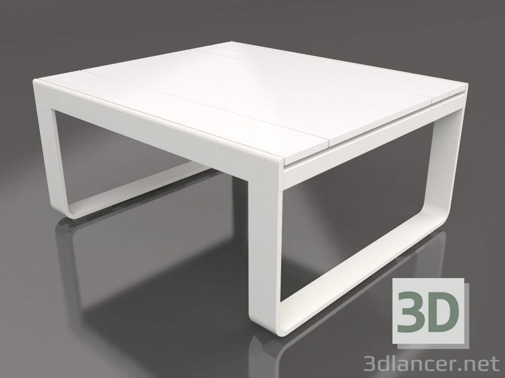 3D modeli Kulüp masası 80 (Beyaz polietilen, Akik gri) - önizleme