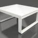3D modeli Kulüp masası 80 (Beyaz polietilen, Akik gri) - önizleme