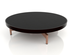 गोल कॉफी टेबल Ø90x22 (काला, डेकटन डोमूज़)
