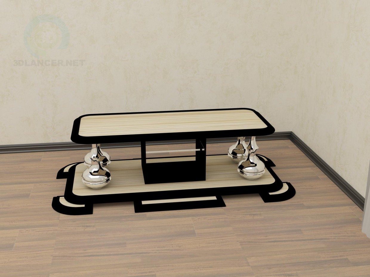 3d модель стол игральный – превью