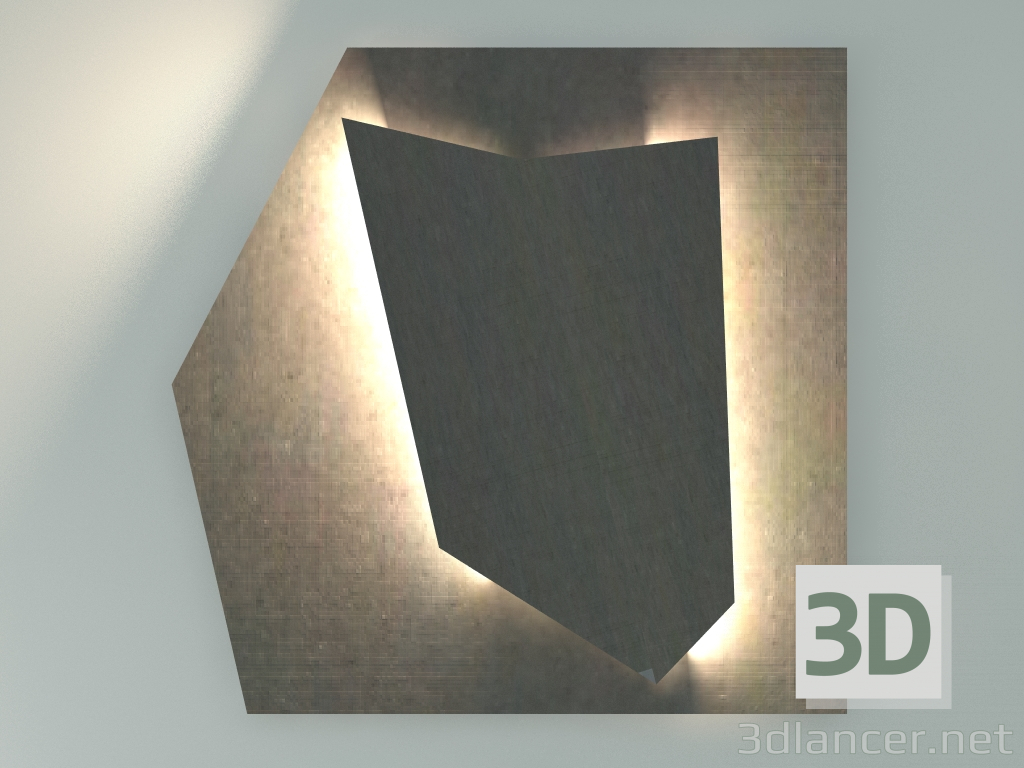 3D Modell Wandleuchte Amadeus Light (AS2) - Vorschau