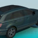 3d model Audi Q7 - vista previa