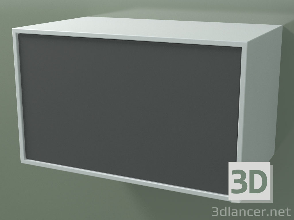 3D Modell Box (8AUÂВА01, Gletscherweiß C01, HPL P05, L 60, P 36, H 36 cm) - Vorschau