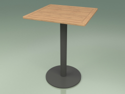 Table de bar 011 (Metal Smoke, Teak)